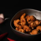 Deluxe Coated Chilli and Garlic Cashews 1 coated chilli and garlic cashews